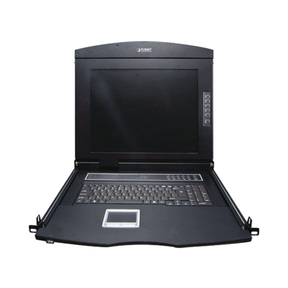 Switch KVM con Monitor de 17"con Teclado y Trackpad para Rack de 1U de Cuatro Postes, 8 Puertos VGA Para Acceder y Controlar Hasta 8 Computadoras Desde una Sola Consola - Image 2