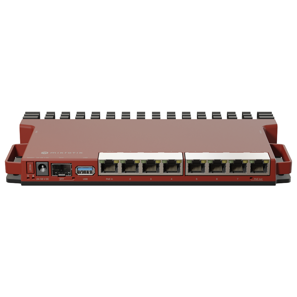 Router con CPU ARM / 8 Puertos GE / SFP 2.5G / montaje 1U