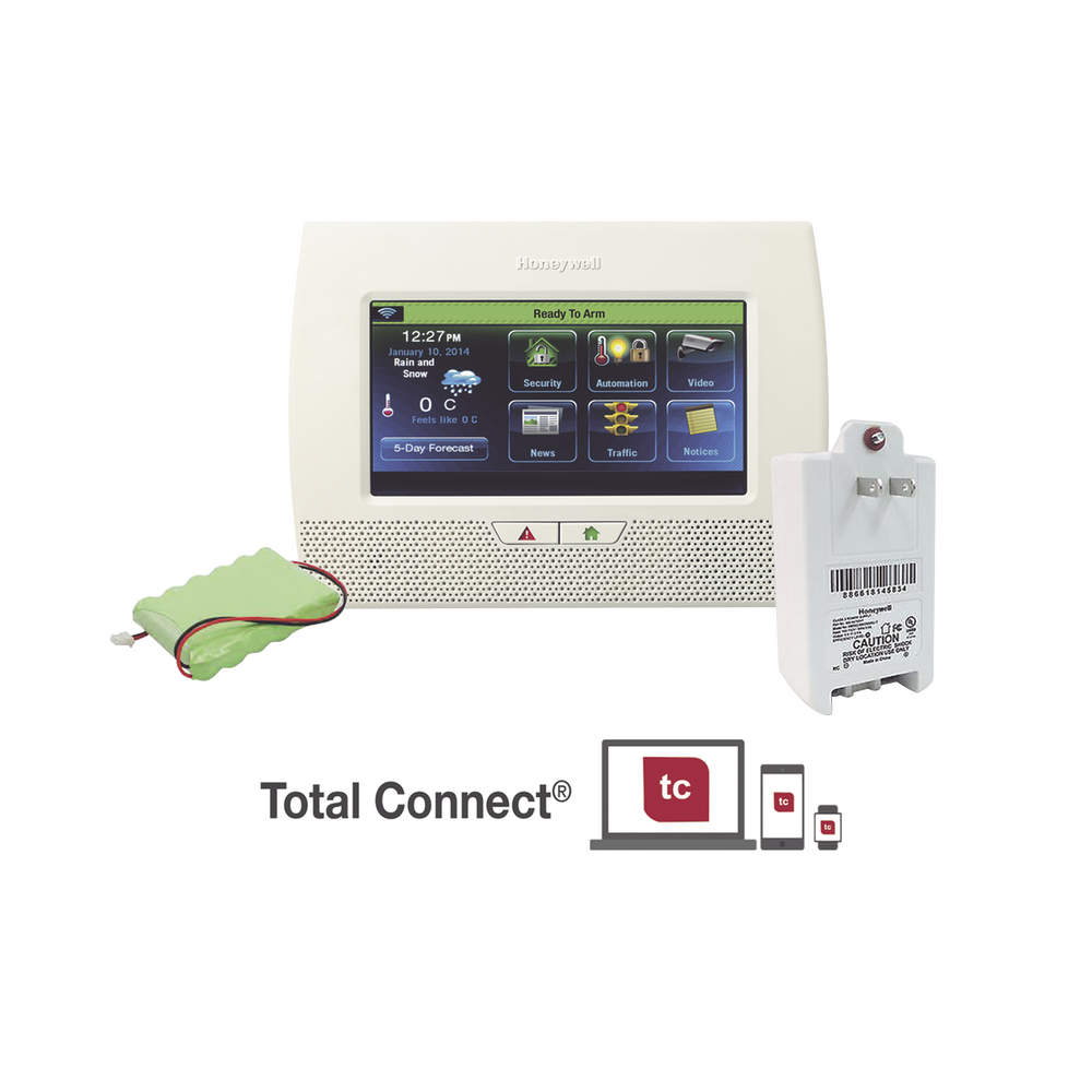 Sistema de Alarma inalambrico con pantalla Touch de 7" WiFi, Automatizacion con Z-Wave