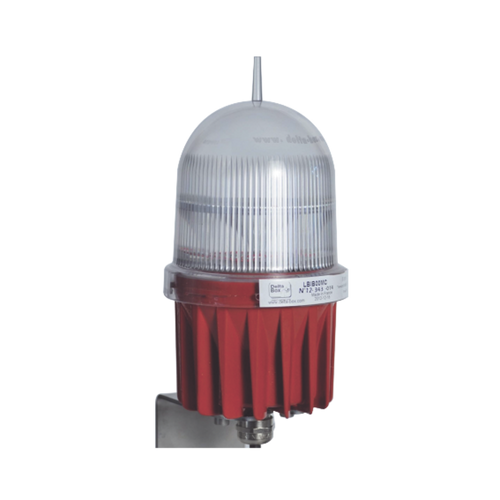 Lampara de Obstrucción LED con Certificación FAA L-810, con 100,000 Horas de Vida.