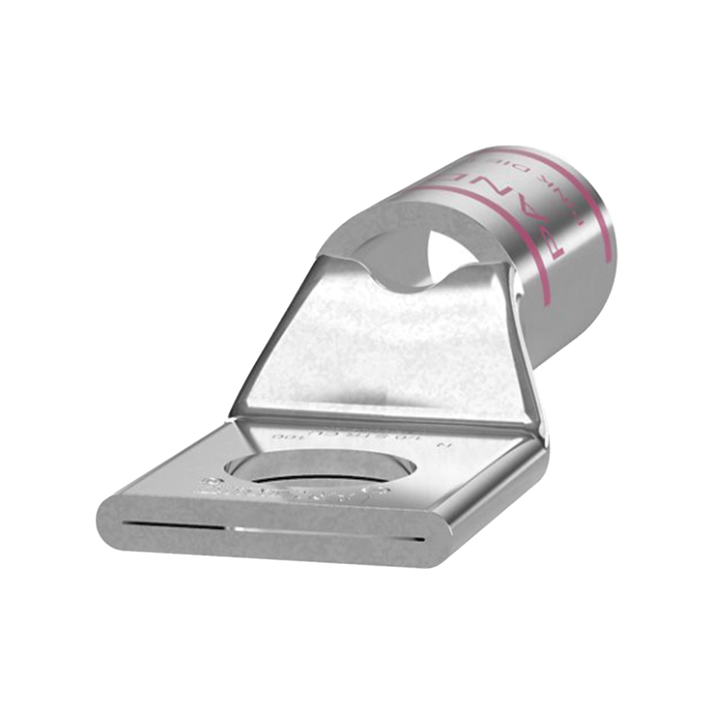 Zapata de compresión LCA1/0-38-X para cal. 1/0 Awg, Barreno para tornillo prisionero de 3/8, 1 Pz