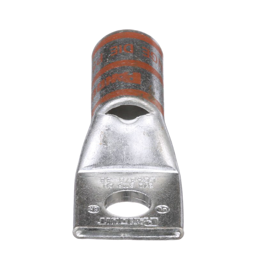 Terminal de Compresión de Cobre con Orificio 3/8 in, para Cable 3/0 AWG. 1 Pz.