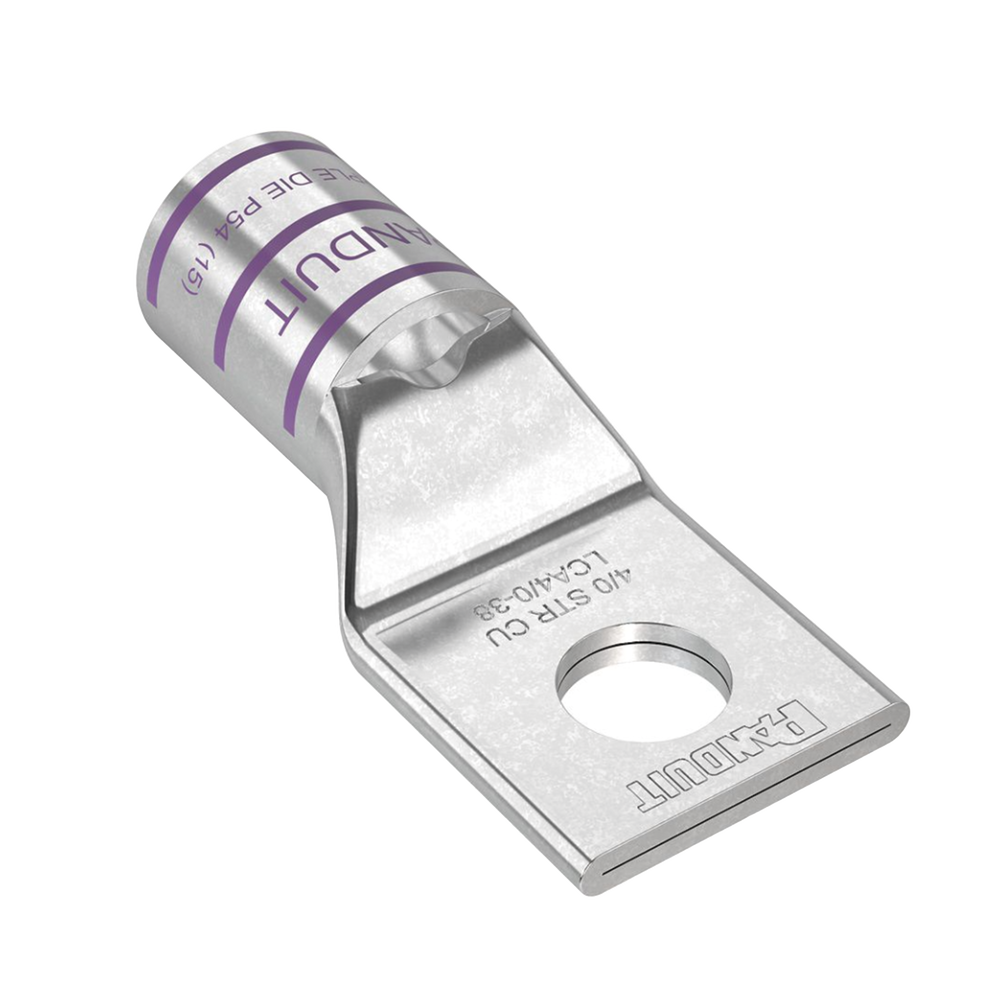 Zapata de Compresión de Cobre con Orificio 3/8", para Cable 4/0 AWG. 1 Piezas