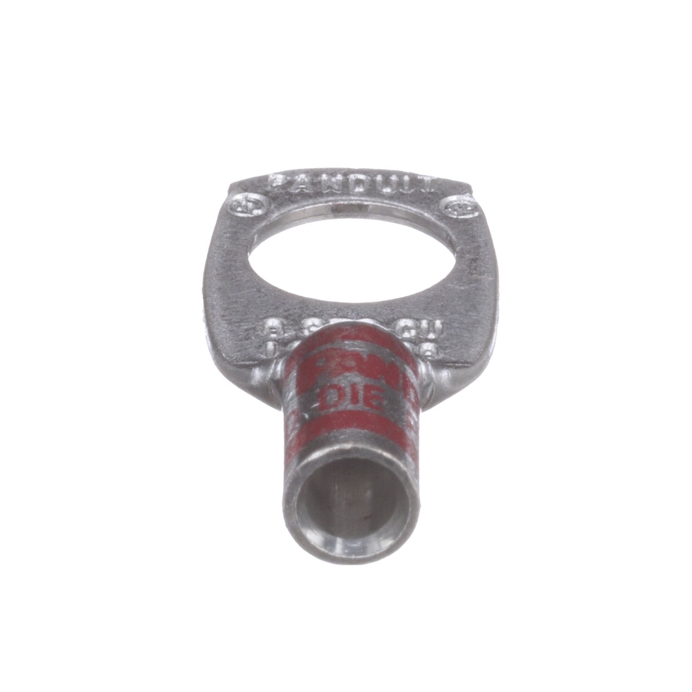 Zapata de compresión LCA8-38-L, para cal. 8 Awg, Barreno para tornillo prisionero de 3/8, 1 Pz