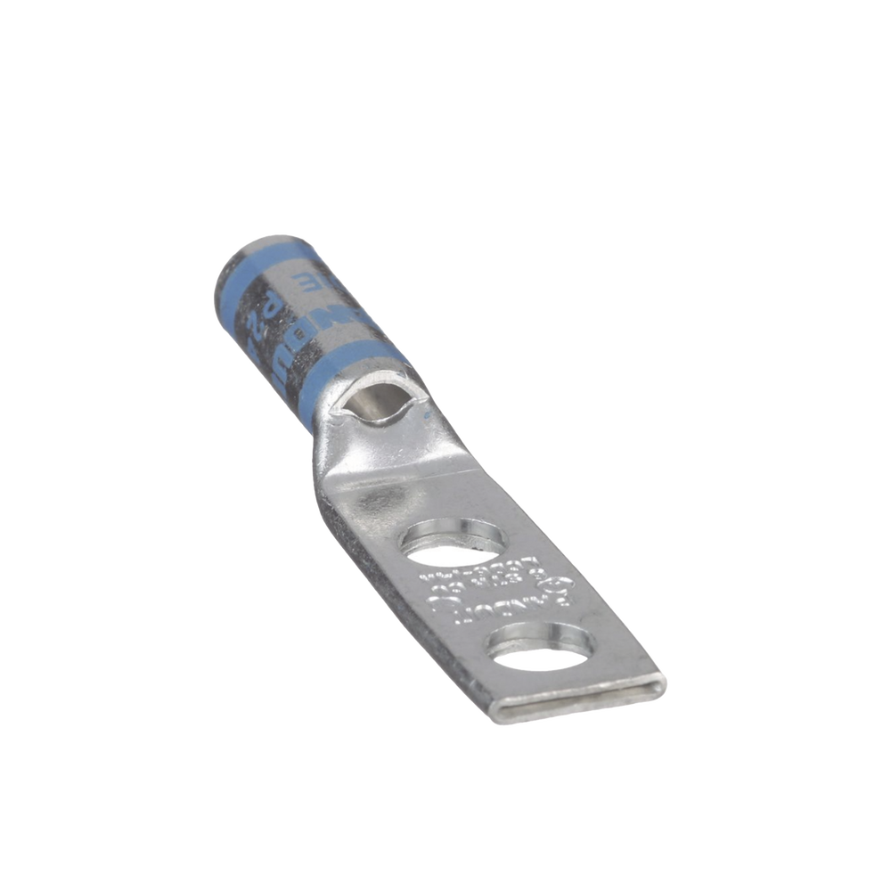 Zapata de compresión LCD6-14A-L para cal. 6 Awg, Doble barreno para tornillo prisionero de 1/4, Espaciado de orificio 16mm, 1 Pz - Image 2