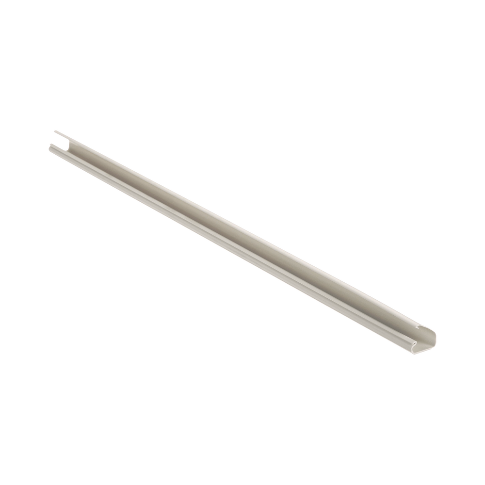 Canaleta LD5 de PVC rígido, con cinta adhesiva para instalación sin herramientas, 26 x 15 x 1828.8 mm, Color Blanco Mate