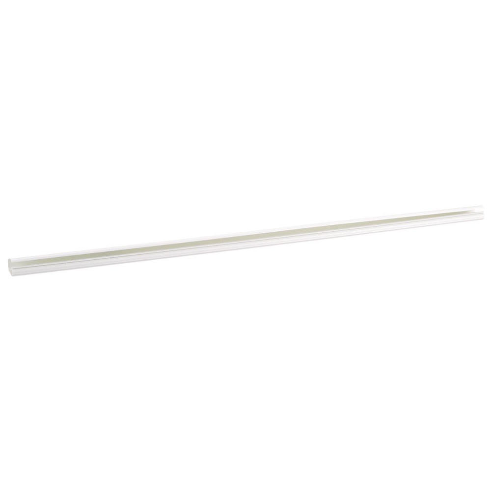 Canaleta LD5 de PVC rígido, con cinta adhesiva para instalación sin herramientas, 26 x 15 x 1828.8 mm, Color Blanco - Image 3