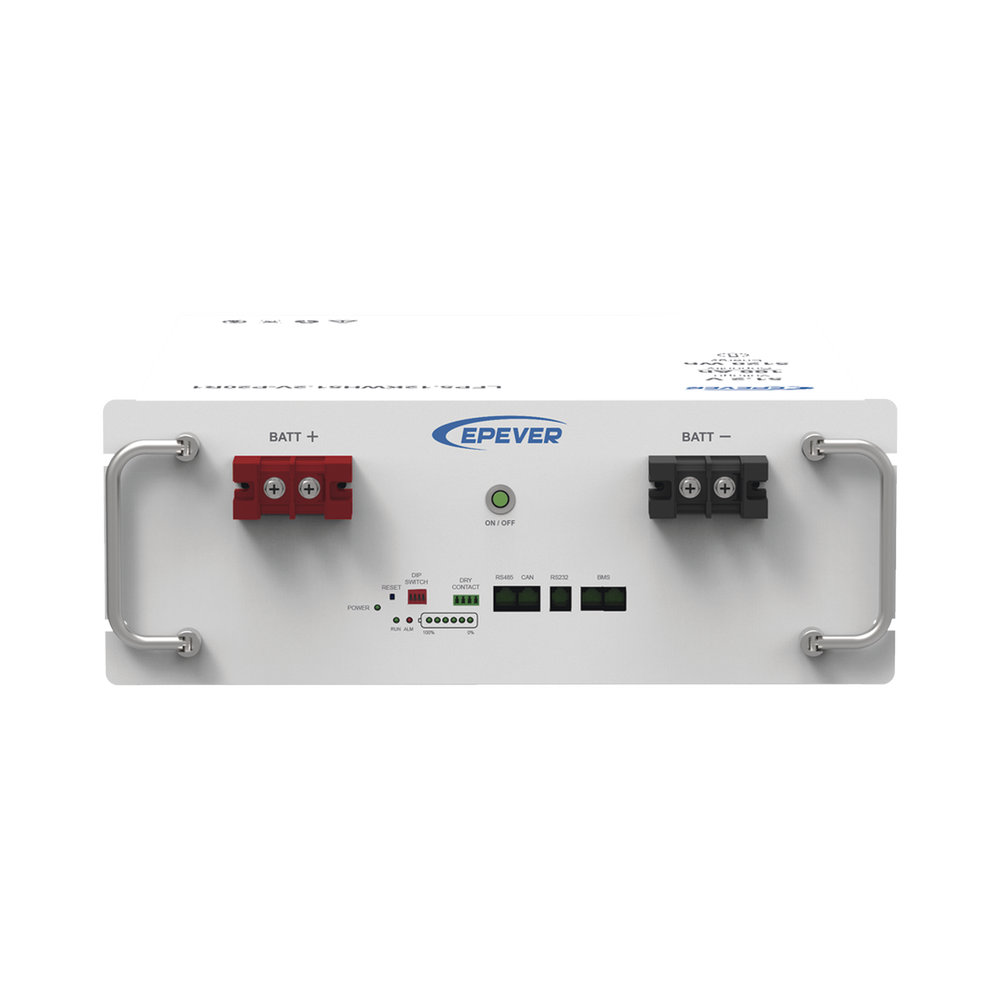 Batería de Litio LiFePO4 51.2Vcc, 5.12Kwh, Rack 4UR para Montaje en Rack,