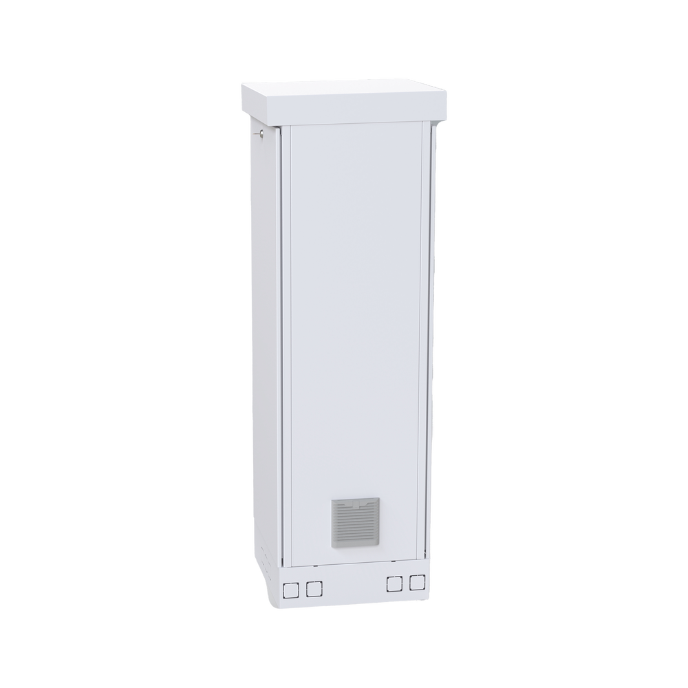 Gabinete para Piso, Capacidad, 31 Unidades de Rack, Doble puerta y Postes frontales e intermedios ajustables, Color Blanco, Se envía el Gabinete Armado. - Image 2