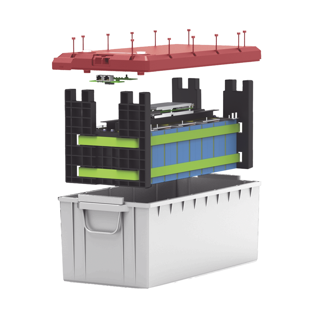Batería LiFePO4, 2.56 kWh, 25.6V, 100AH / Con BMS Integrado / Vida Útil de más de 3500 Ciclos / Conector RS485 y CAN - Image 2