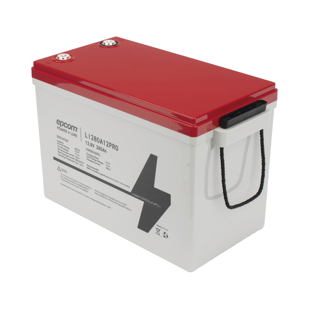 Batería de Litio Ciclo Profundo, 12.8 Vcc 280Ah, 6000 ciclos, LiFePO4 , Solar, Marina, Máximo 140 A de Descarga - Image 2
