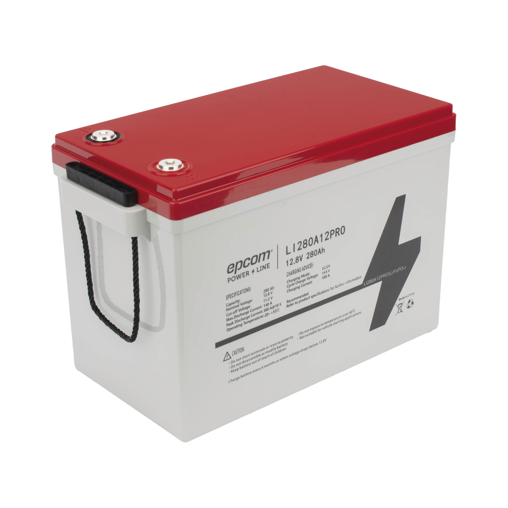 Batería de Litio Ciclo Profundo, 12.8 Vcc 280Ah, 6000 ciclos, LiFePO4 , Solar, Marina, Máximo 140 A de Descarga - Image 3