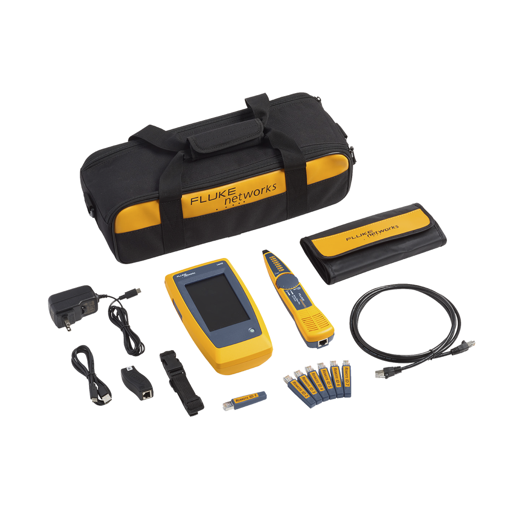 Kit Avanzado de Calificador de Red LinkIQ, Para Verificar Rendimiento de Cableado Hasta 10Gbps Basado en Frecuencia, con Pantalla Multit?ctil a Color