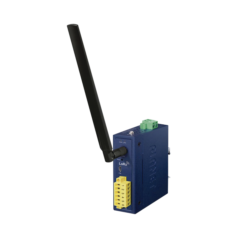 (LoRa) Controlador de nodo industrial IP30, Dos Interfaces de Entrada y Salida Digital,Soporta Protocolo LoRaWAN Clase C,
