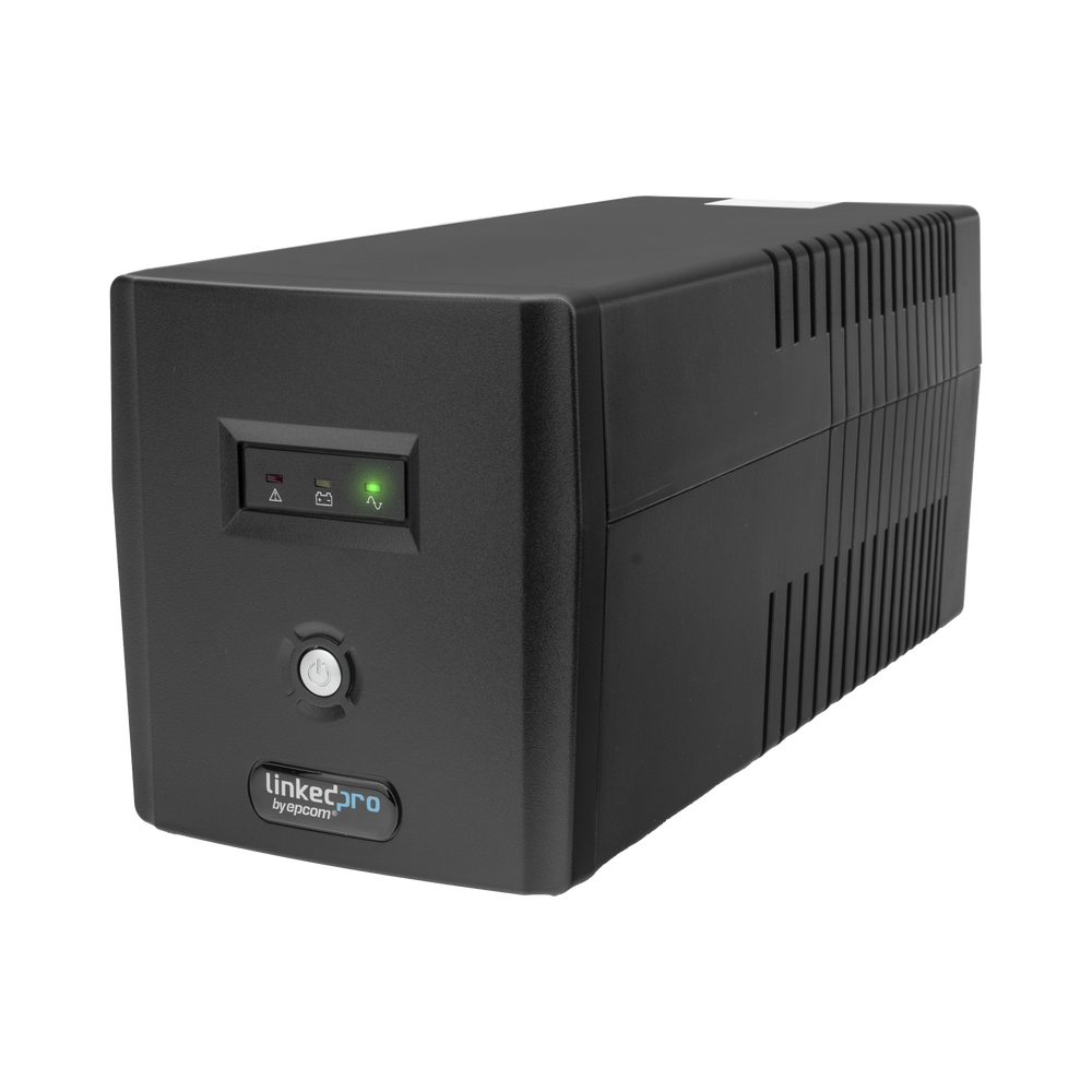 UPS 1000VA/600 W Línea Interactiva 120Vca / 8 tomas 5-15R (6 Respaldadas) / Regulación de Voltaje / Protección RJ45