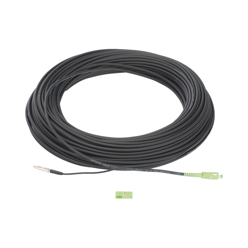 Rollo de Fibra ?ptica Drop Redonda G657A2 Monomodo Simplex de 100 Metros (328.08 Pies) con Conectores SC/APC-SC/APC para Instalaciones A?reas, Subterr?neas o a la Intemperie - Image 4