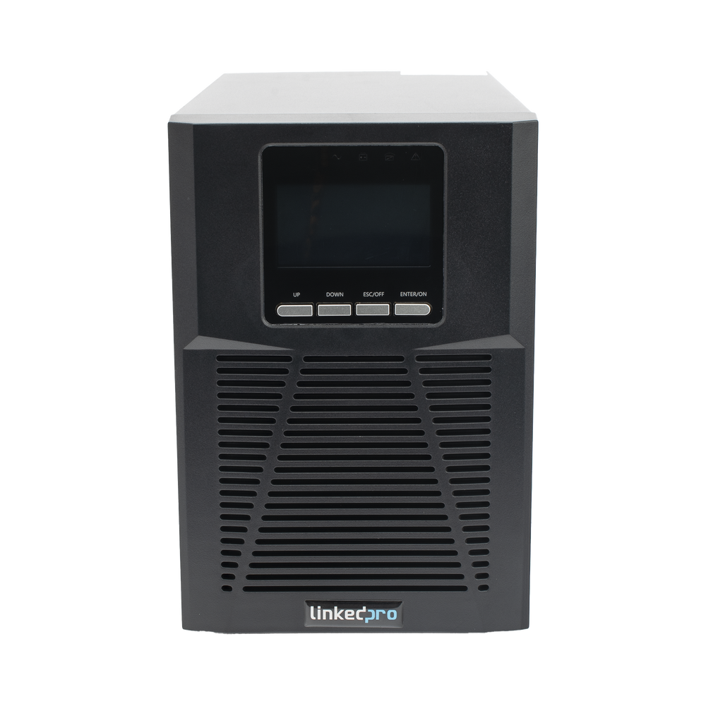 UPS 1000VA/900W Online Doble Conversión /Pantalla LCD / 3 tomas 5-15R / Regulación de Voltaje / Protección RJ45 - Image 2