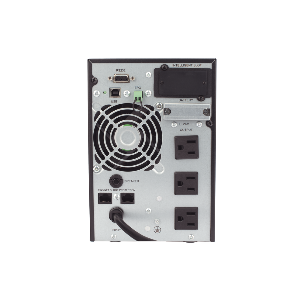 UPS 1000VA/900W Online Doble Conversión /Pantalla LCD / 3 tomas 5-15R / Regulación de Voltaje / Protección RJ45 - Image 6