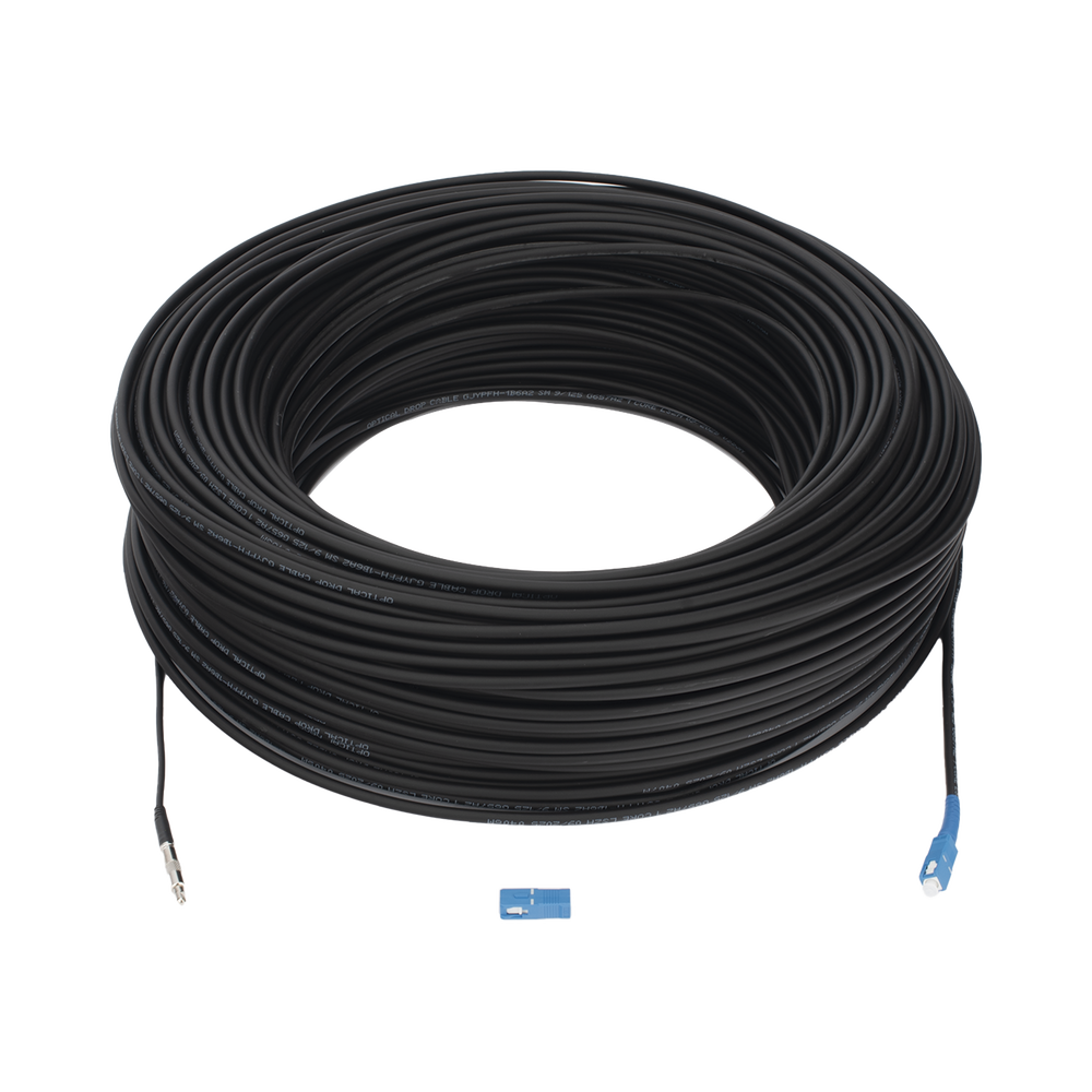 Rollo de Fibra ?ptica Drop Redonda G657A2 Monomodo Simplex de 200 Metros (656.17 pies) con Conectores SC/UPC-SC/UPC para Instalaciones A?reas, Subterr?neas o a la Intemperie - Image 4
