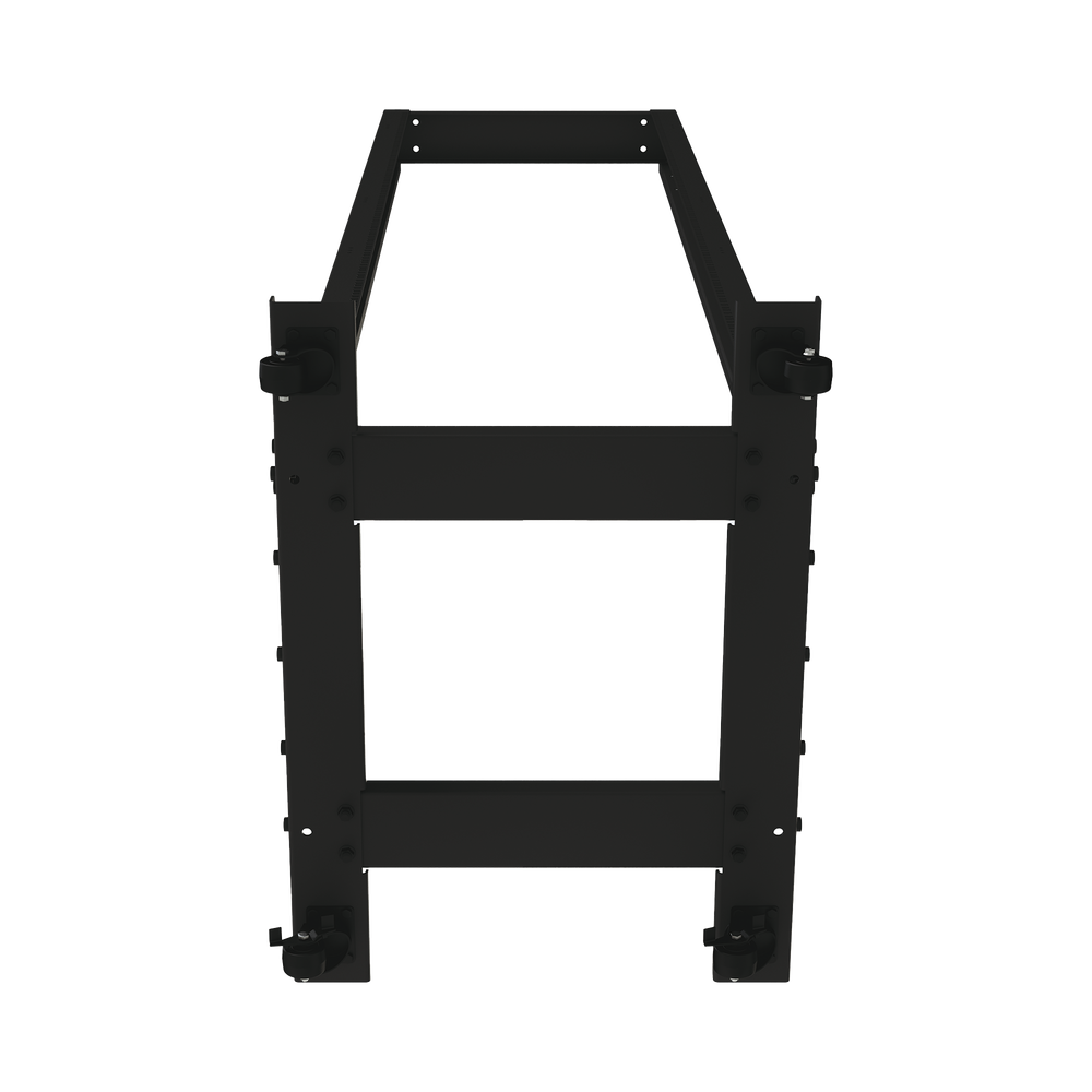 Rack Móvil de Acero de 2 Postes, 45 UR, Incluye 4 Ruedas Uso Rudo. - Image 3