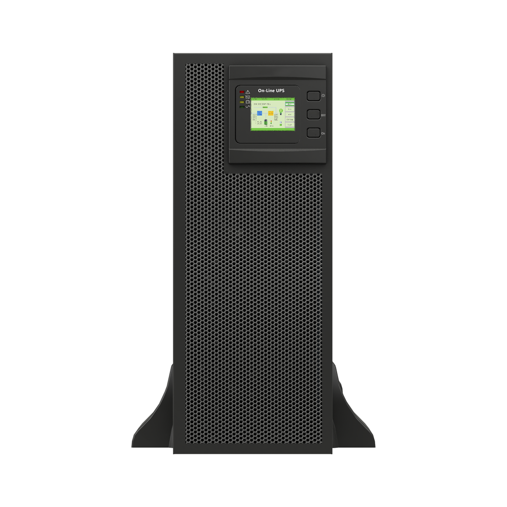 UPS de 30 KVA/30 kW, Online Doble Conversión, 220 Vac L-L de Entrada 3 Fases, Entrada Hardwired, Onda Senoidal Pura, Torre o Rack