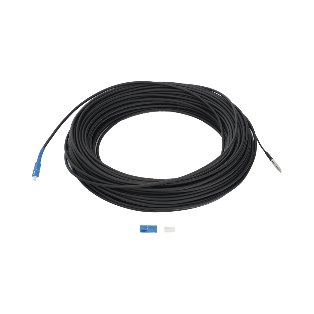 Rollo de Fibra ?ptica Drop Redonda G657A2 Monomodo Simplex de 50 Metros (164 Pies) con Conectores SC/UPC-SC/UPC para Instalaciones A?reas, Subterr?neas o a la Intemperie - Image 4