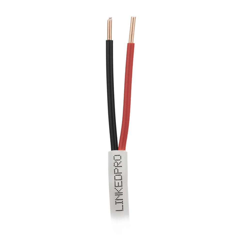 Bobina de Cable 305 Metros (1000 Pies): 6 x 22 AWG, Color Blanco, CMR, Para Sistemas de Seguridad y Alarmas
