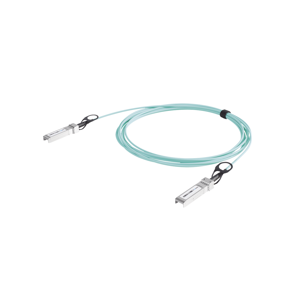 Cable AOC SFP+ de 1&10 Gbps a 1&10 Gbps / Cable de fibra óptica Activo / Longitud: 30 metros
