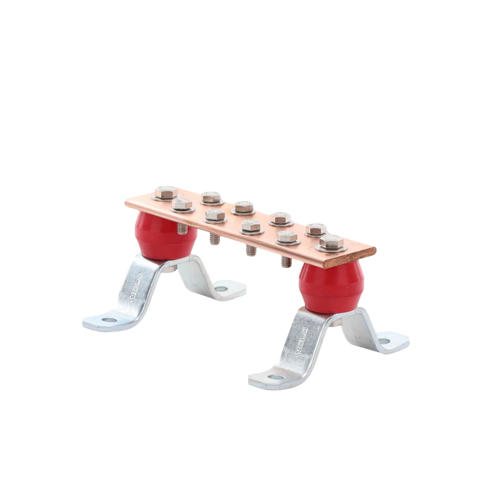 Barra de Unión con 1000 A de Capacidad. Incluye Montaje para Muro y Aisladores. - Image 2