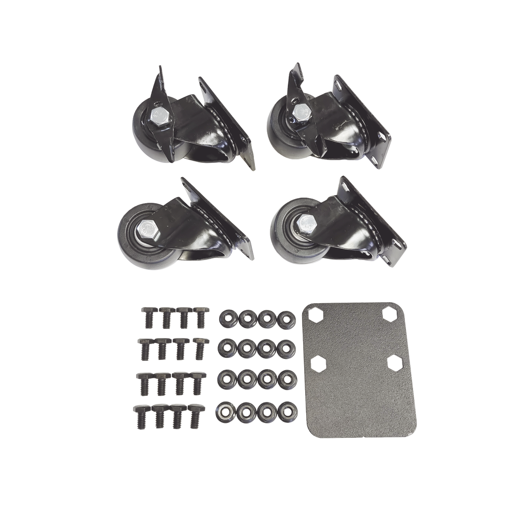 Juego de 4 Ruedas para Gabinetes Linkedpro Terminación R2 (2 con freno, 2 libres) - Image 3