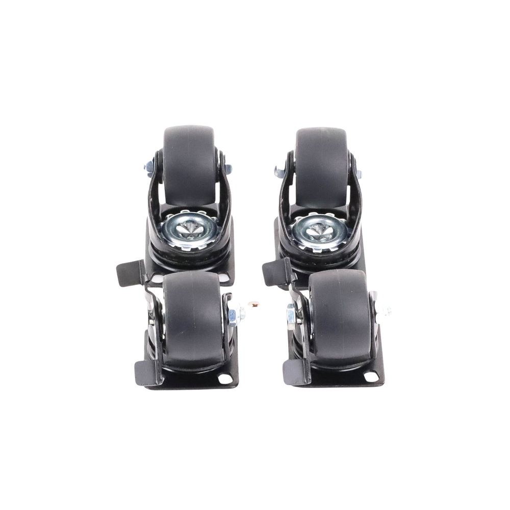 Juego de 4 Ruedas para Gabinetes Linkedpro Terminación R2 (2 con freno, 2 libres) - Image 4