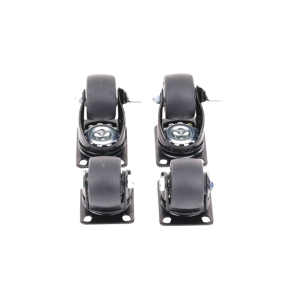 Juego de 4 Ruedas para Gabinetes Linkedpro Terminación R2 (2 con freno, 2 libres) - Image 5