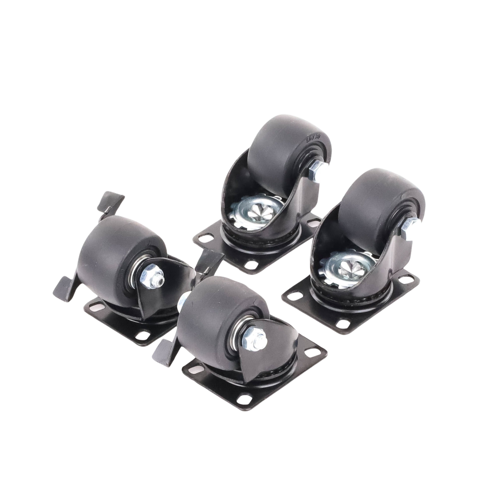 Juego de 4 Ruedas para Gabinetes Linkedpro Terminación R2 (2 con freno, 2 libres) - Image 7