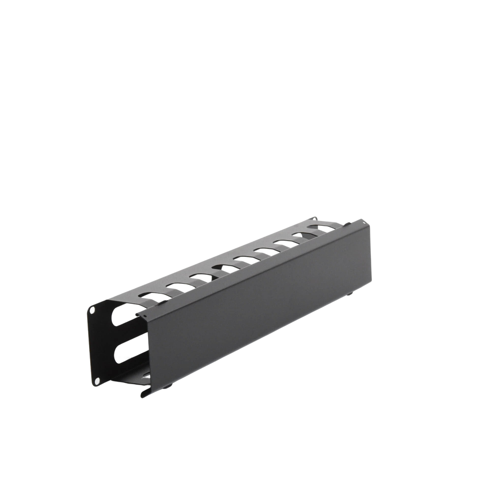 Organizador de Cables Horizontal de 2U para Rack de 19" con Cubierta Metálica - Image 4