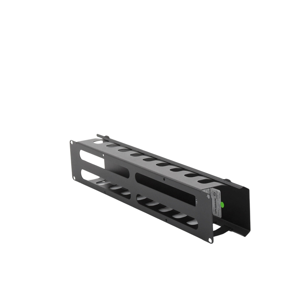 Organizador de Cables Horizontal de 2U para Rack de 19" con Cubierta Metálica - Image 5