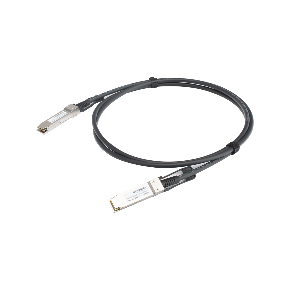 Cable DAC QSFP28 de 100 Gbps a 100 Gbps / Passive Direct Attach Copper Twinax Cable / Longitud: 2 metros