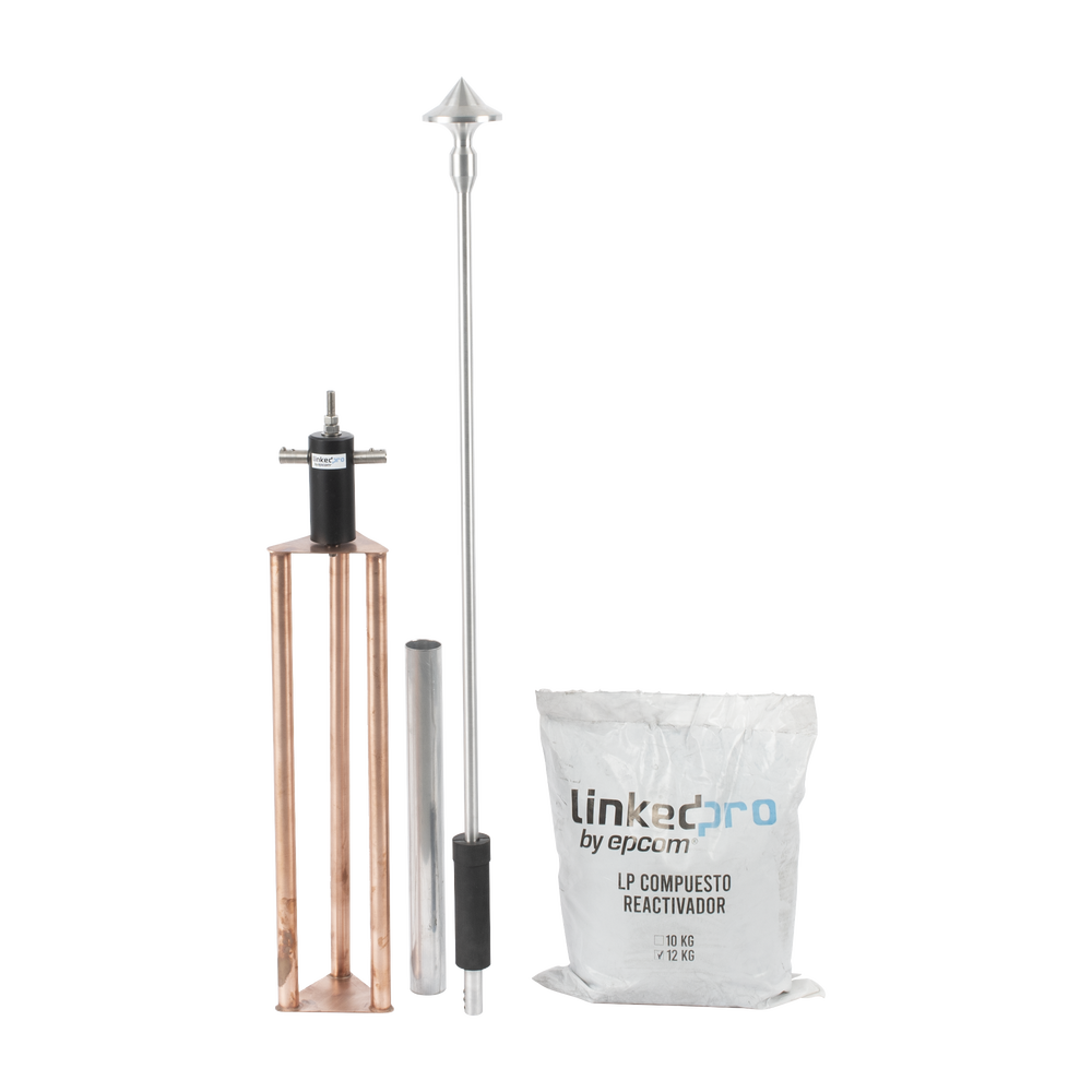 Punta Pararrayo de Aluminio de 50 m de Diámetro de Protección