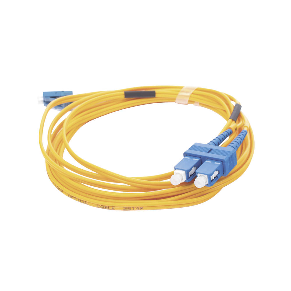 Jumper de Fibra ?ptica Monomodo 9/125 LC/UPC-SC/UPC, PVC, 2.0 mm, D?plex, Amarillo, 3 Metros (9.84 Pies) - Image 4
