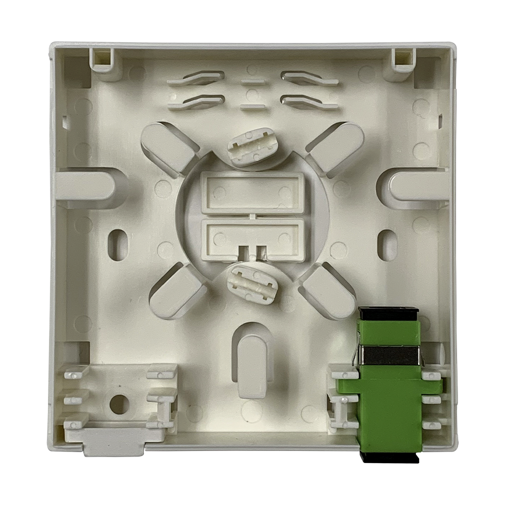 Caja Terminal de Fibra ?ptica (Roseta) con un Acoplador SC/APC, Color Blanco - Image 5