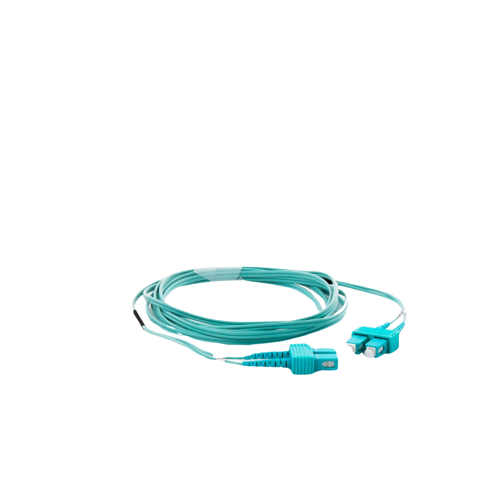 Jumper de Fibra ?ptica Multimodo OM3 50/125 SC-SC OFNR (Riser), 2.0 mm, D?plex, Aqua, 3 Metros (9.84 Pies) - Image 3