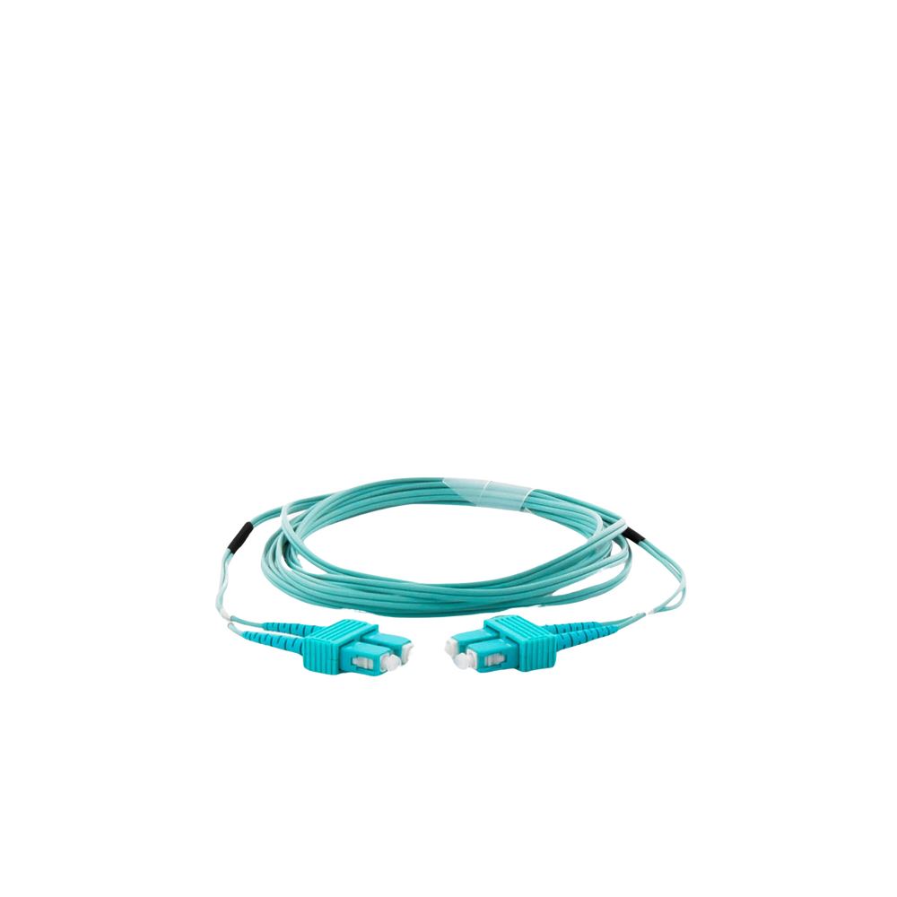 Jumper de Fibra ?ptica Multimodo OM3 50/125 SC-SC OFNR (Riser), 2.0 mm, D?plex, Aqua, 3 Metros (9.84 Pies) - Image 4