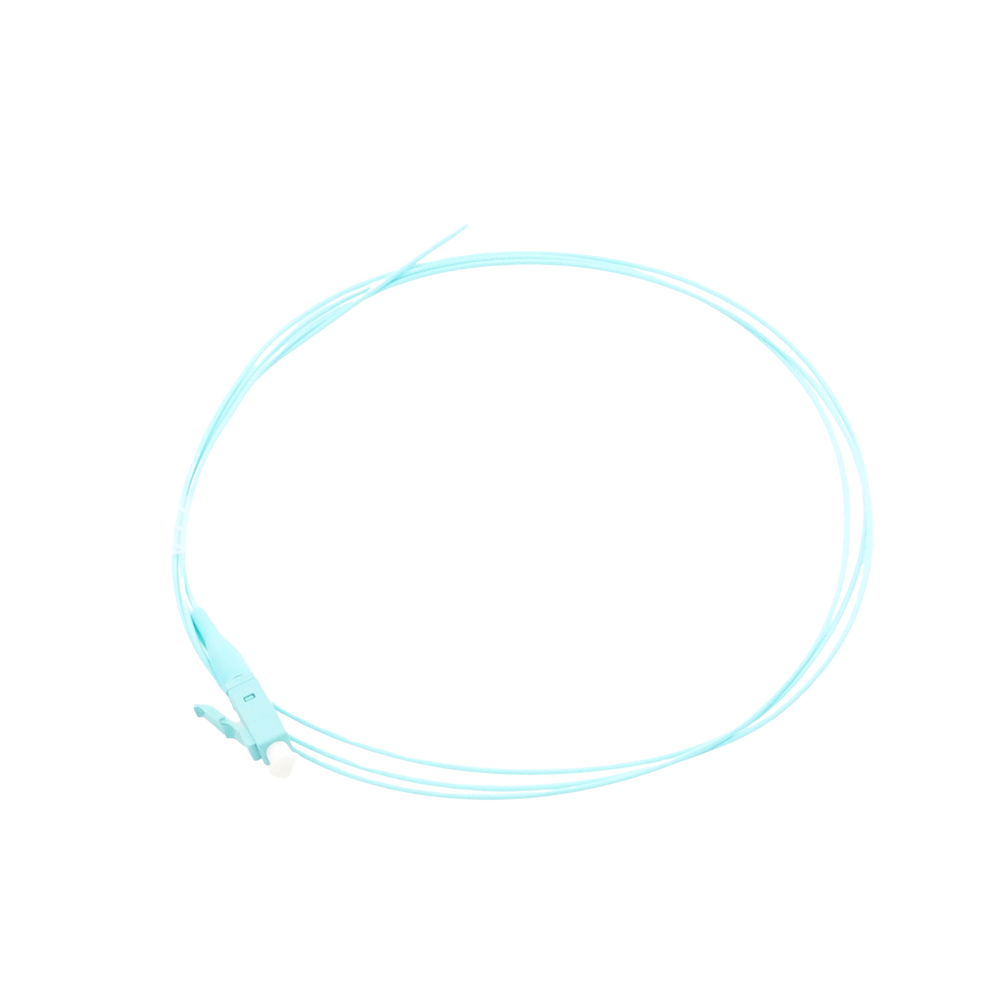 Pigtail de Fibra ?ptica Simplex LC, PVC, OM4 50/125, Aqua, 1 Metro (3.28 Pies) - Image 2