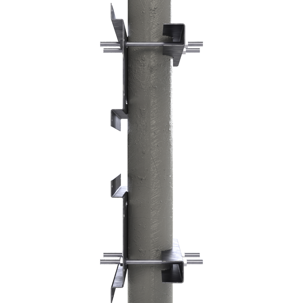 Herraje para Fijación a Pared, Torre o Poste compatible con LP-FORTE-16UR3 y LP-FORTE-24U-R3 - Image 2