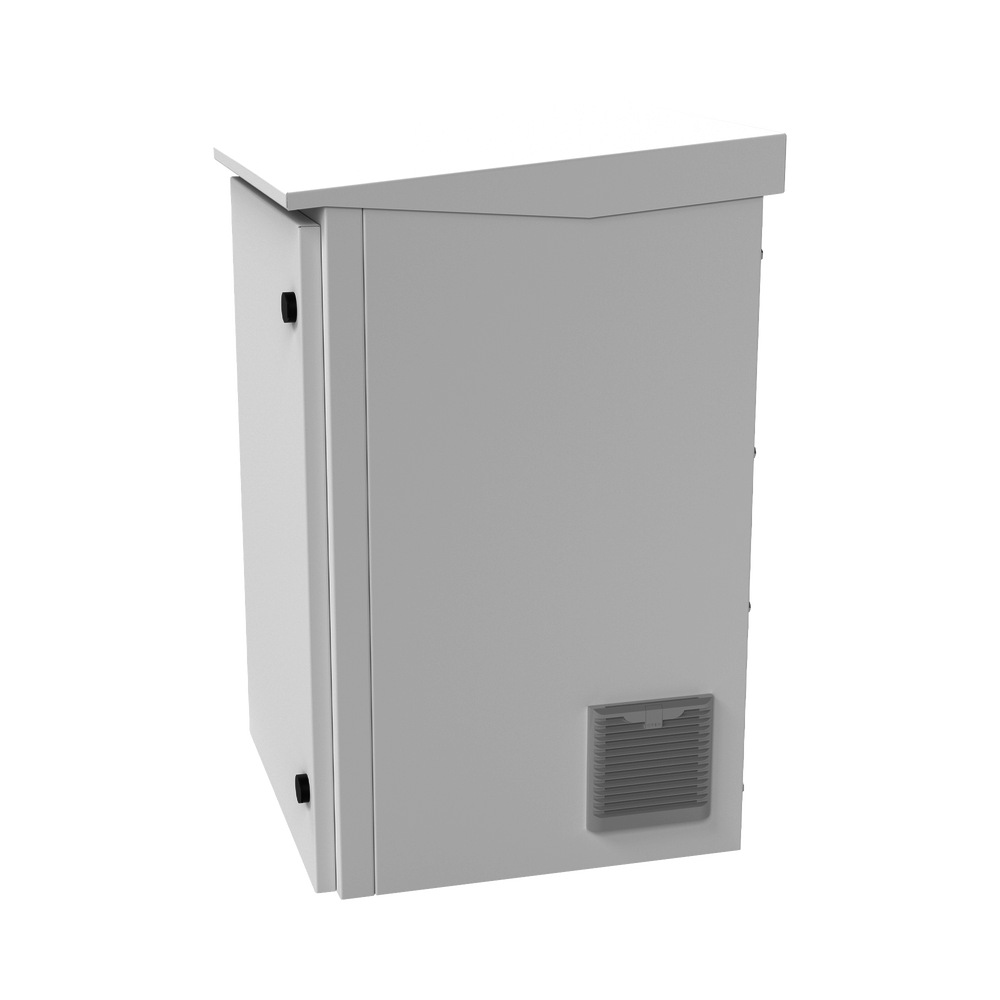 Gabinete de Exterior con Rack de 19" de 16U con Ventiladores y Termostato, Se envía el Gabinete Armado. (Montaje a poste o torre se vende por separado). - Image 6