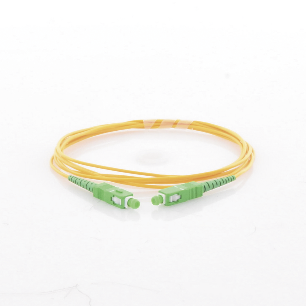 Jumper de Fibra ?ptica Monomodo SC/APC SC/APC Simplex, Color Amarillo, 2 Metros (6.56 Pies) - Image 2