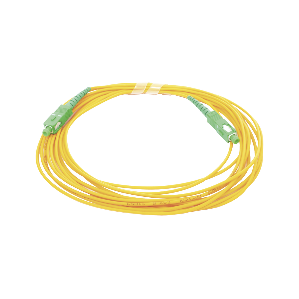 Jumper de Fibra ?ptica Monomodo SC/APC - SC/APC Simplex, Color Amarillo, 5 Metros (16.40 Pies) - Image 3