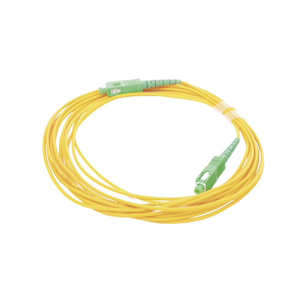 Jumper de Fibra ?ptica Monomodo SC/APC - SC/APC Simplex, Color Amarillo, 5 Metros (16.40 Pies) - Image 4