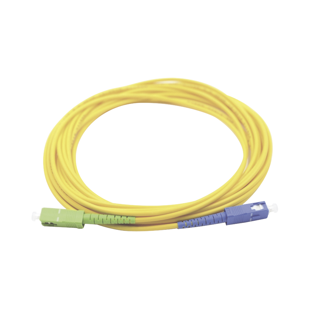 Jumper de Fibra ?ptica Monomodo SC/UPC SC/APC Simplex, Color Amarillo 1 Metro (3.28 Pies)