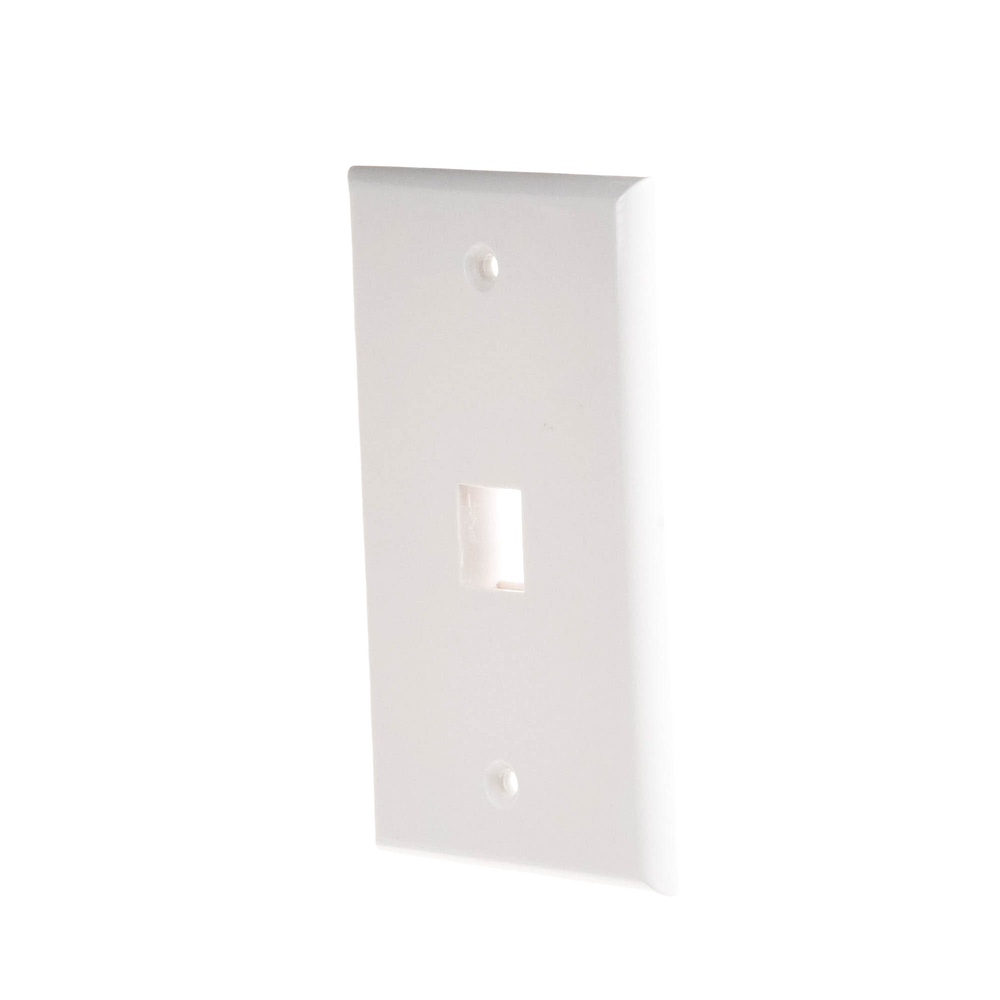 Placa de Pared de 1 Puerto, Keystone, Color Blanco - Image 3