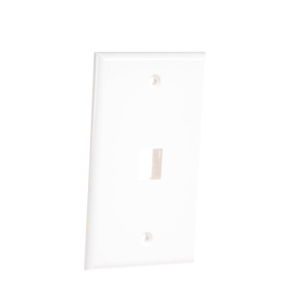 Placa de Pared de 1 Puerto, Keystone, Color Blanco - Image 4